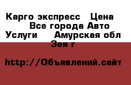 Карго экспресс › Цена ­ 100 - Все города Авто » Услуги   . Амурская обл.,Зея г.